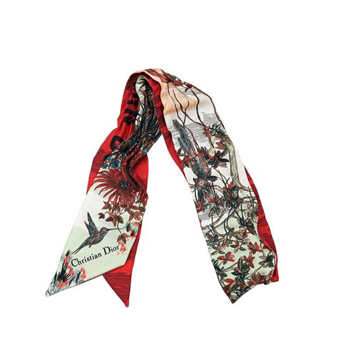 christian dior scarf with printed bows what year is it|christian dior twilly scarf.